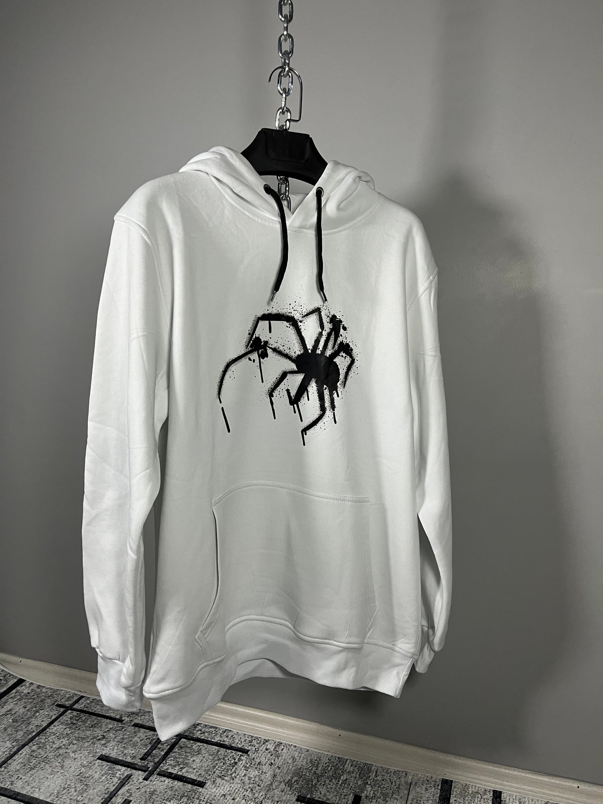 THE PERFECT TRAP — Örümcek Baskılı Hoodie